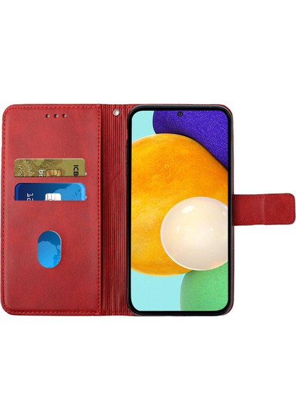 Samsung Galaxy A53 Için 5g Düz Renk Baskı Hatları Stand Cüzdanı Pu Deri Kapak Folio Flip Telefon Kasası (Yurt Dışından) indirimleri