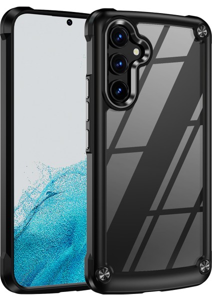 Samsung Galaxy A54 5g Alaşım Lens Çerçeve Telefon Kılıfı Pc+Tpu Elektrokaplama Damla Geçirmez Kapak (Yurt Dışından)