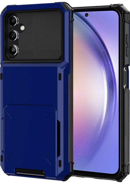 Samsung Galaxy A54 Için 5g Tpu + Pc Telefon Vaka Cep Telefonu Flip Kart Tutucu Koruyucu Kabuk (Yurt Dışından)