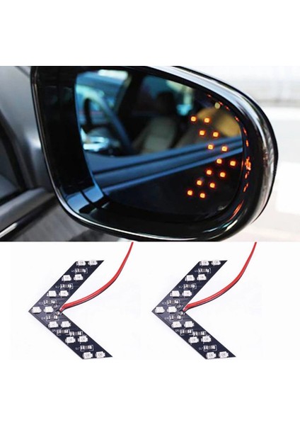 Opel Corsa D Ayna Gündüz Ledi Amber Renk 14 Led'li