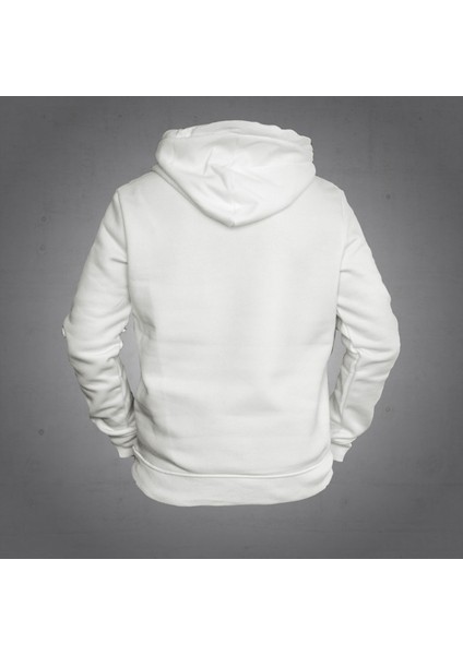 Fender Beyaz Kapüşonlu Sweatshirt Hoddie