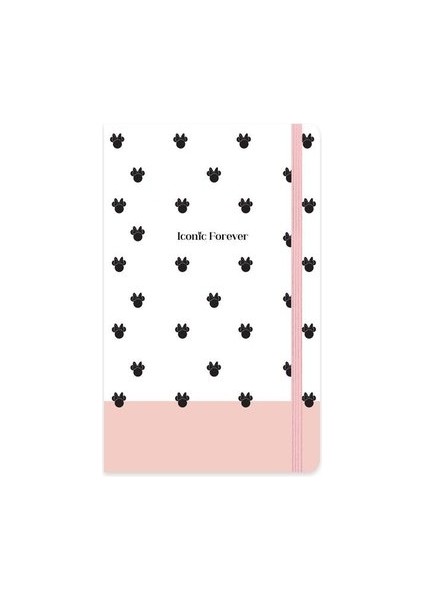 Minnie 13*21 80 Yp Çiz.ciltli Lastikli Defter - Iconic