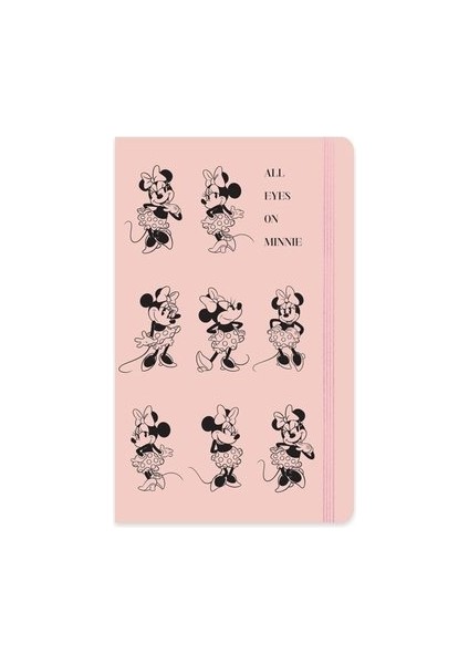 Minnie 13*21 80 Yp Çiz.ciltli Lastikli Defter - All Eyes On