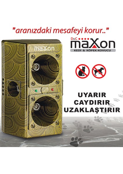 TP-150 Sabit Tip Ultrasonik Kedi Kovucu ve Köpek Kovucu Elektronik Cihaz Uyarır ve Uzaklaştırır