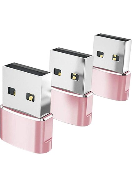 Tip-1 Ila USB 2.0 Dönüştürücü Adaptör Pembe Pembe (Yurt Dışından)