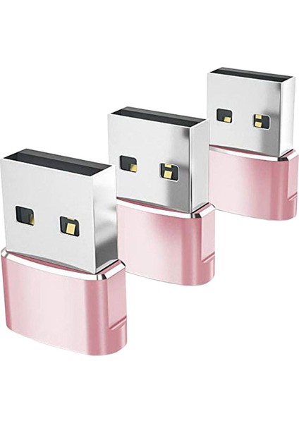 Tip-1 Ila USB 2.0 Dönüştürücü Adaptör Pembe Pembe (Yurt Dışından)