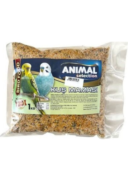 Muhabbet Kuşu, Papağan ve Tüm Kuşlar Için Zengin Içerikli Mama 1 kg