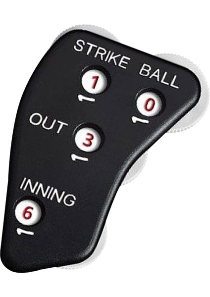Beyzbol Hakem, Softbol Empir Dişli Göstergesi Hakem Cihazı Siyah Arama Hakem Göstergesi 4 Top Strike Innings Için Kadran (Yurt Dışından)