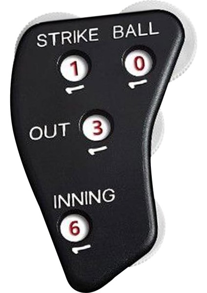 Beyzbol Hakem, Softbol Empir Dişli Göstergesi Hakem Cihazı Siyah Arama Hakem Göstergesi 4 Top Strike Innings Için Kadran (Yurt Dışından) fiyatları