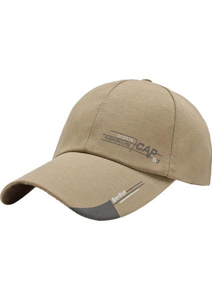Beyzbol Şapkası Golf Cap Trucker Şapka Açık Hava Aktiviteleri Yürüyüş Seyahat Haki (Yurt Dışından)