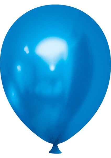 Krom Balon 12" Baskısız 50LI -Açık Mavi-