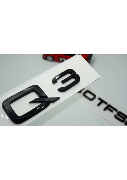 Audi Q3 40 Tfsi Parlak Siyah Abs 3m 3D Bagaj Yazı Logo Orjinal Ürün