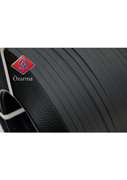 - P.P Otomatik Makine Çemberi Siyah 12 MM * 0.70 / 2200 Metre