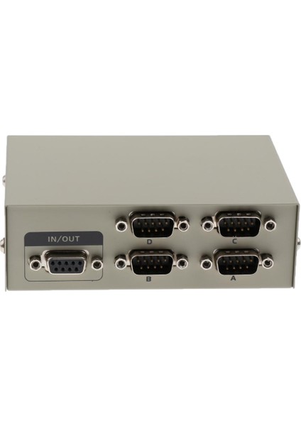 Prettyia Db9 Pın Seri RS232 Anahtar Kutusu Kılavuzu 4 Ports Verileri (Yurt Dışından)