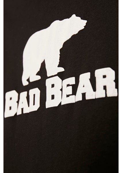 Bear Tee Kids Siyah T-Shirt Çocuk Tişört