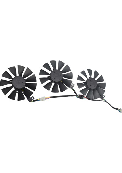 3pcs Yeni Pc 87MM 4 Pimli Grafik Kartı Fanı Asus Strix Gtx Için Harika Uyumlu (Yurt Dışından)