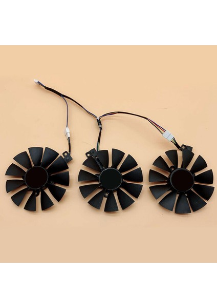 3pcs Yeni Pc 87MM 4 Pimli Grafik Kartı Fanı Asus Strix Gtx Için Harika Uyumlu (Yurt Dışından)