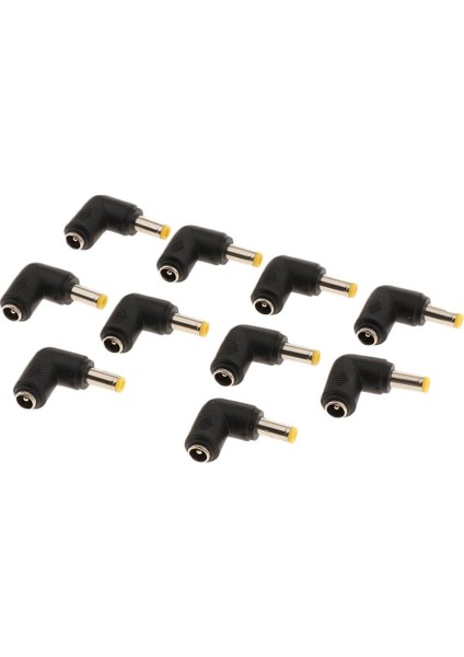 10 Paket 2.1x5.5mm Dc Fişe 5.5x2.5mm Dc Soket Dizüstü Bilgisayar Fişi Dc (Yurt Dışından)