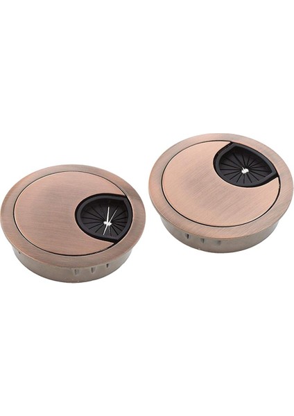 2pcs 60MM Masa Grommet Çinko Tel Organizatörleri Kablo Delik Kapağı Fiş Bakır (Yurt Dışından)