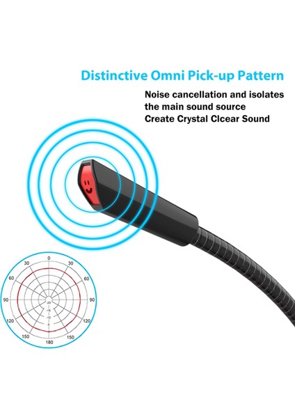 Usb/3,5mm Kondenser Mikrofon Stand Masaüstü Kayıt Mikrofonu Pc Masaüstü F12 Siyah 3,5 mm Için (Yurt Dışından) indirimleri