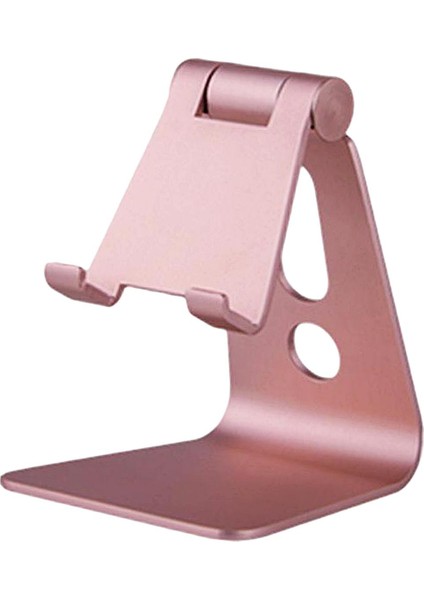 Katlanır Telefon Standı Cep Telefonu Tutucu Dock Montajı Masa Aksesuarları Için Gül Altın (Yurt Dışından)