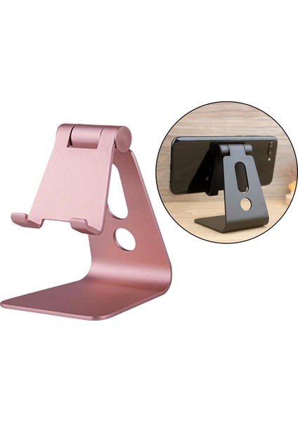 Katlanır Telefon Standı Cep Telefonu Tutucu Dock Montajı Masa Aksesuarları Için Gül Altın (Yurt Dışından) fırsatları
