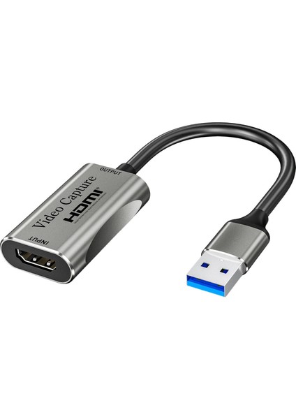 HDMI - USB 3.0 Video Yakalama Kartı 4K Canlı Akış Kayıt (Yurt Dışından)