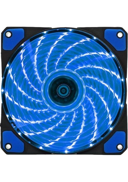 4 Pin Bağlantı Noktası 120MM 120X120X25MM Bilgisayar Şasi Sessiz Soğutma Fanı LED Açık Mavi (Yurt Dışından)