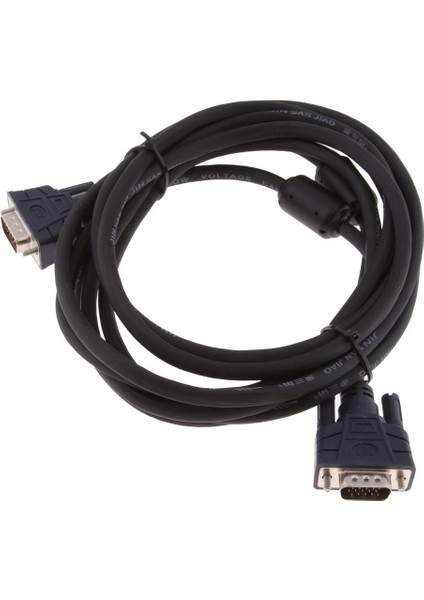 Bilgisayar Monitörü VGA Uzatma Kablosu Hd Dizüstü Bilgisayar Pc 3 Tetre Için Erkek Erkek Erkek (Yurt Dışından)