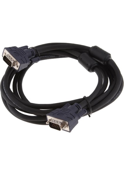 Bilgisayar Monitörü VGA Uzatma Kablosu Hd Dizüstü Bilgisayar Pc 3 Tetre Için Erkek Erkek Erkek (Yurt Dışından)