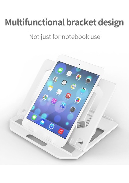 Ayarlanabilir Katlanabilir Dizüstü Bilgisayar Tablet Telefon Masa Masası Stand Braketi Beyaz (Yurt Dışından) modelleri