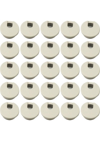 20PCS 35MM/1.38 '' Bilgisayar Masa Masası Grommet Cables Outlet Delek Kapağı Beyaz (Yurt Dışından) fiyatları