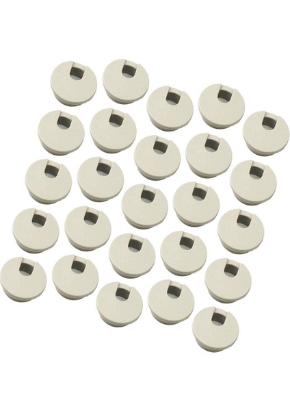 20PCS 35MM/1.38 '' Bilgisayar Masa Masası Grommet Cables Outlet Delek Kapağı Beyaz (Yurt Dışından) fırsatları