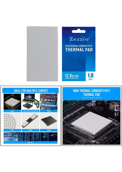 Pc Dizüstü Bilgisayar Için 0.5/1/1.5/2/3mm Yumuşak Olan Termal Ped 1.0mm (Yurt Dışından)