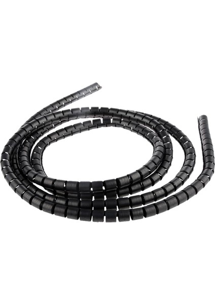 Esnek Spiral Tüp Sargısı Kablo Tel Organizatör Yönetimi 10MM-SIYAH 10MM Siyah (Yurt Dışından) indirimleri