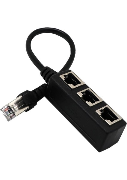 RJ45 Ayrıştırıcı Adaptör 1 Ila 3 Dişi Bağlantı Noktası Lan (Yurt Dışından)