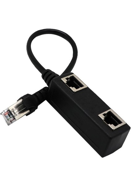 1 Ila 2 Soket Lan Ethernet Ağı Fiş Ayırıcı Genişletici Adaptörleri (Yurt Dışından) fiyatları