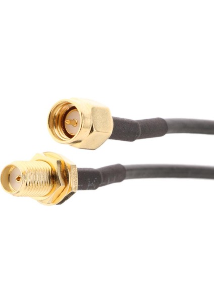 2x 3.3ft Düşük Kayıp Koaksiyel Uzatma Kablosu (50 Ohm) - Rp-Sma'ya Rp-Sma Erkek (Yurt Dışından)