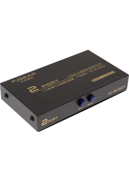 2 Port VGA Anahtarı Video Kılavuzu Anahtarlayıcı Kutu 2 x 1 Seçici 2 Pc 1 Out (Yurt Dışından)