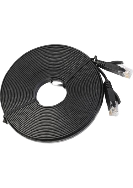 Cat 6 Ethernet Kablosu 49 Feet Klipli - CAT5E/CAT5 Düz Internetten Daha Hızlı (Yurt Dışından)
