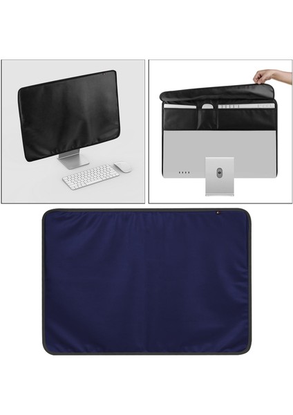Monitör Toz Kapağı Antistatik Ekran LED LCD IMAC 24 '' Bilgisayar Pc Mor Için Uyum (Yurt Dışından)