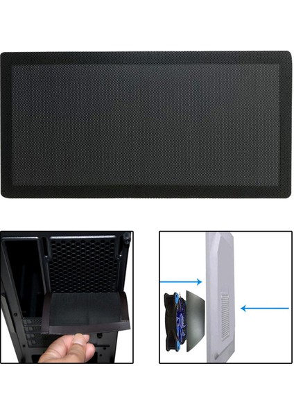 Manyetik Soğutma Fanı Toz Filtresi Kapak Toz Geçirmez Kılıf Siyah Bilgisayar Pc Için 12X36 cm (Yurt Dışından) fırsatları