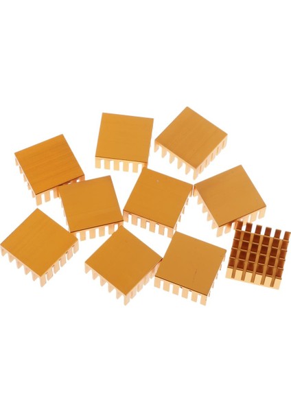 10PK Alüminyum Soğutucu Soğutma Fin 22X22X10MM Güç Kaynağı Isı Lavabosu (Yurt Dışından) fırsatları