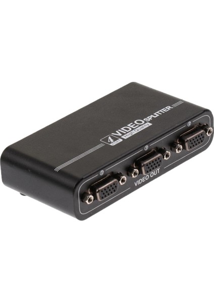 4 Bağlantı Noktası VGA Video Hd Sinyal Amplifikatörü Ayrıştırıcı Paylaşım Kutusu Pc 550MHZ (Yurt Dışından)