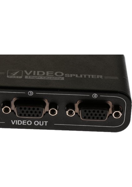 4 Bağlantı Noktası VGA Video Hd Sinyal Amplifikatörü Ayrıştırıcı Paylaşım Kutusu Pc 550MHZ (Yurt Dışından) modelleri
