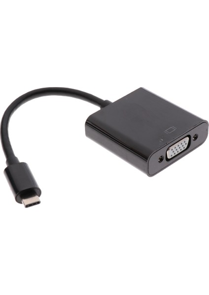 Usb3.1 Usb-C Tipi C-Vga Dişi Adaptör Kablo Dönüştürücü MacBook 12 Için " (Yurt Dışından)
