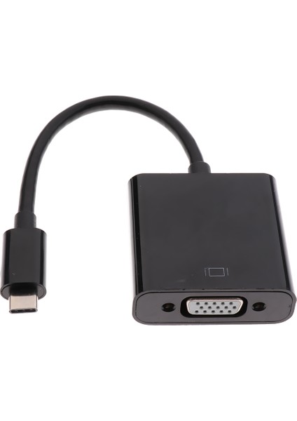 Usb3.1 Usb-C Tipi C-Vga Dişi Adaptör Kablo Dönüştürücü MacBook 12 Için " (Yurt Dışından)