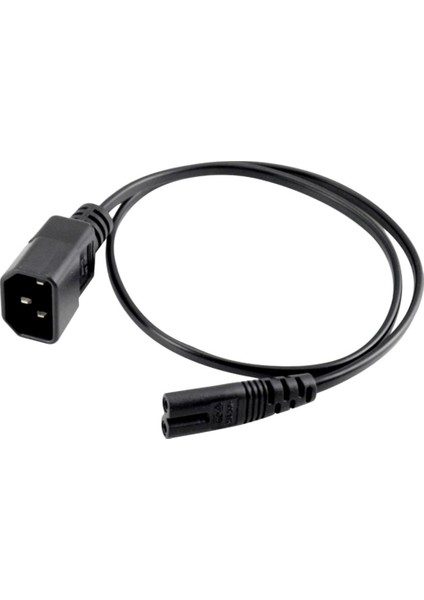 110 ~ 250V 10A Iec 320 C14 Ila C7 Ac Pdu Ups Için Güç Uzatma Kablosu Değiştirici (Yurt Dışından)