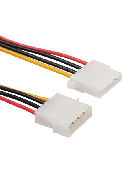 Güç Adaptör Kablosu Ide Sabit Disk Için 4 Pimli Erkek Ila 4 Pimli Dişi Tel (Yurt Dışından)