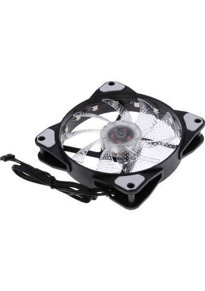 120MM Standart Kasa Fan Düşük Gürültü Soğutucu LED Rgb Soğutucu Bilgisayar Şasisi (Yurt Dışından)